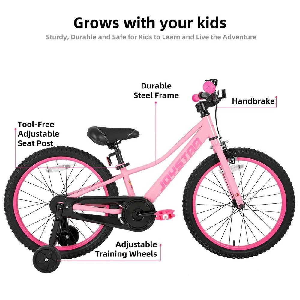 JOYSTAR NEO 20 Inch Kids Bike with Training Wheels