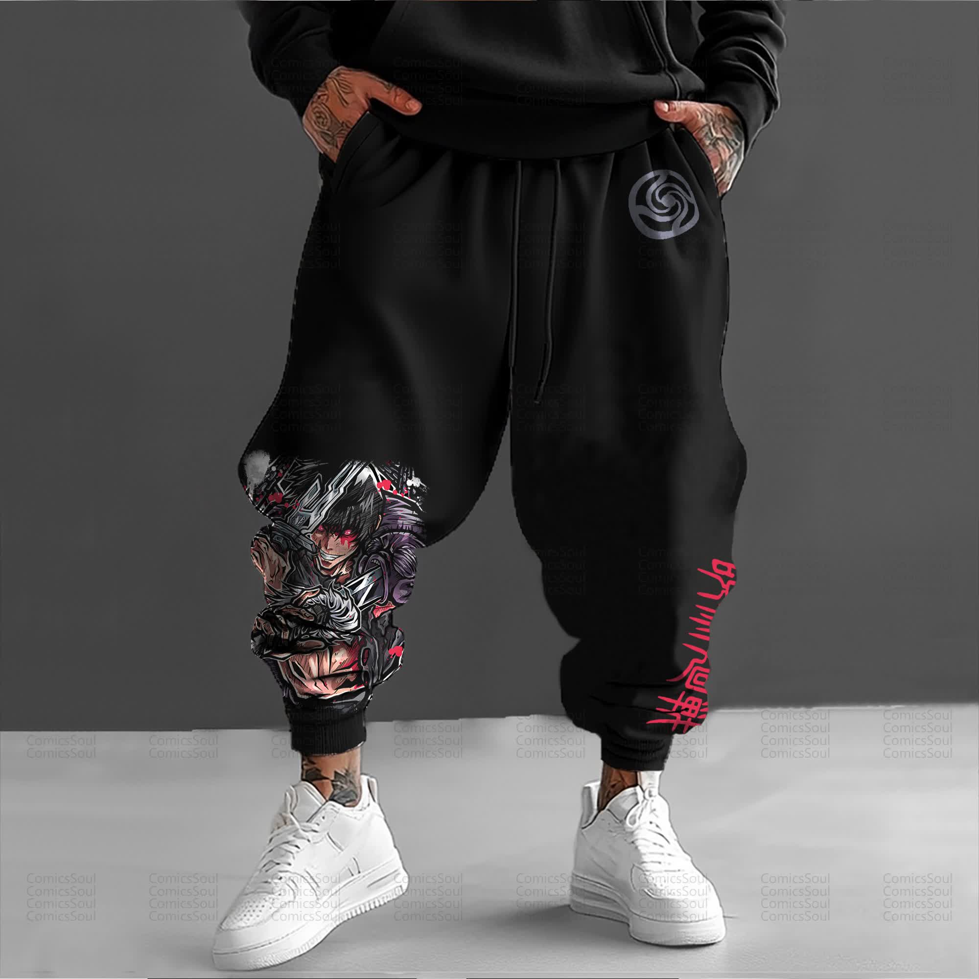 Unisex Anime Inspired Vintage Pants丨Comicssoul