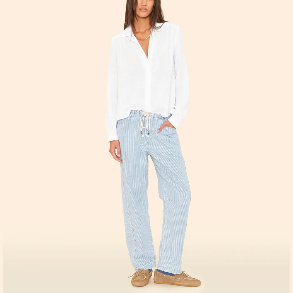 Xirena - Pantalon Baxter - Bleu Railroad