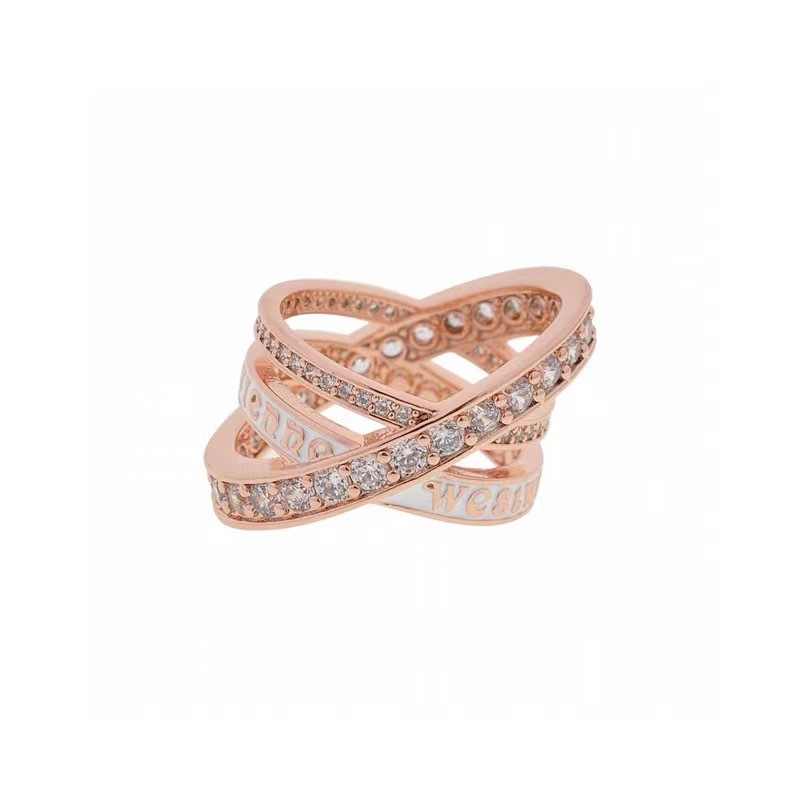 Vivienne Westwood Saturn Three Stacked Ring - Original Replica Club