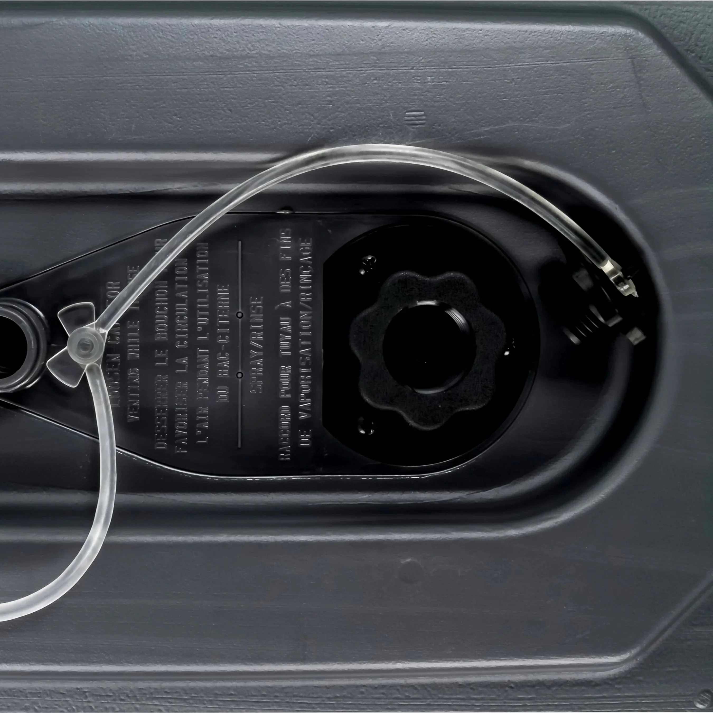 Camco Rhino 36-Gallon Portable RV Tote Tank, Black - 39006 - Image 12 Camco Rhino 36-Gallon Portable RV Tote Tank, Black - 39006 - Image 12