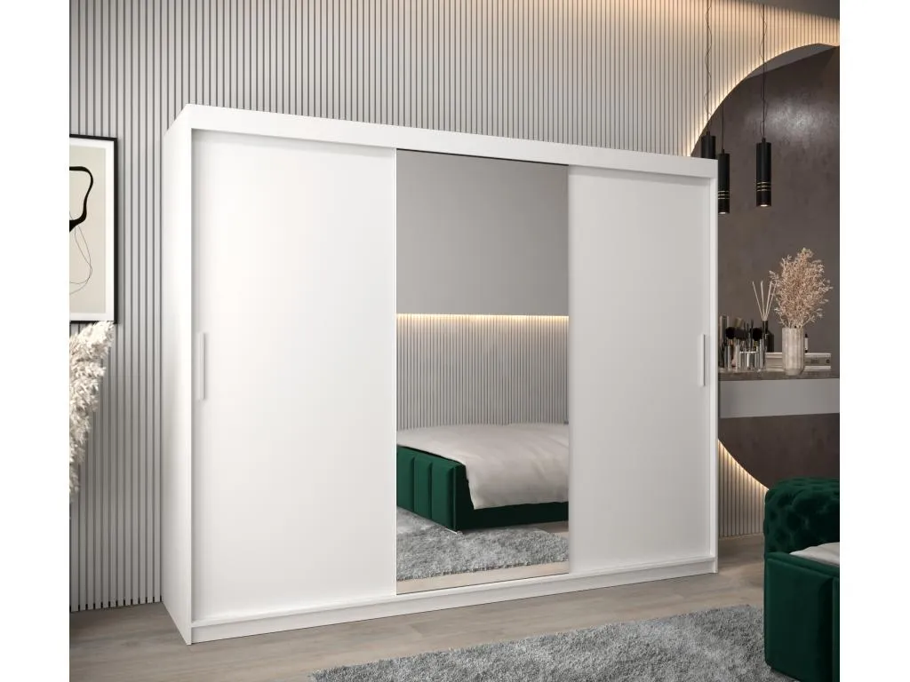Armario Luxmbls 1 de puertas correderas 200/250/62 3 puertas (blanco/blanco) 86706MYZB