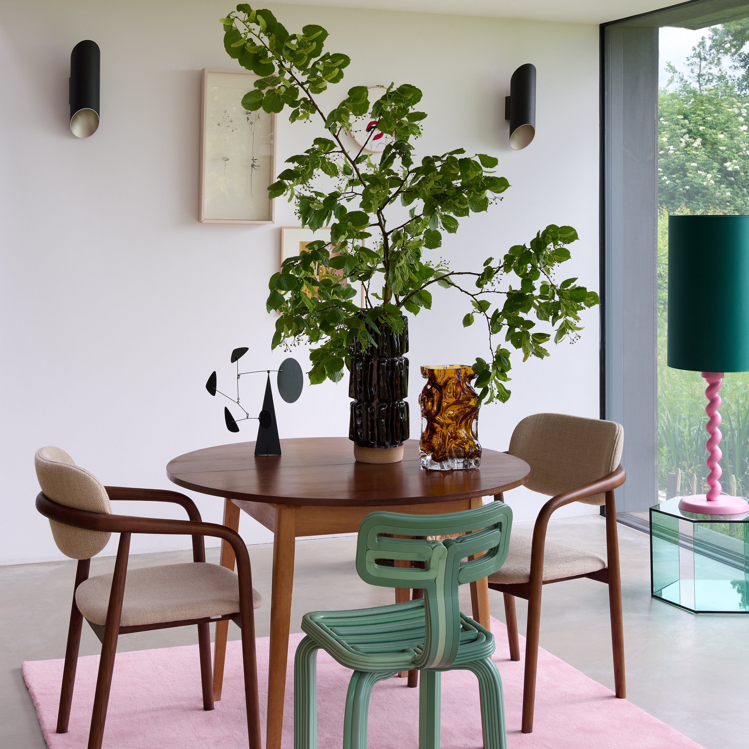 POLSPOTTEN Structure Vaas - L - Donkerbruin