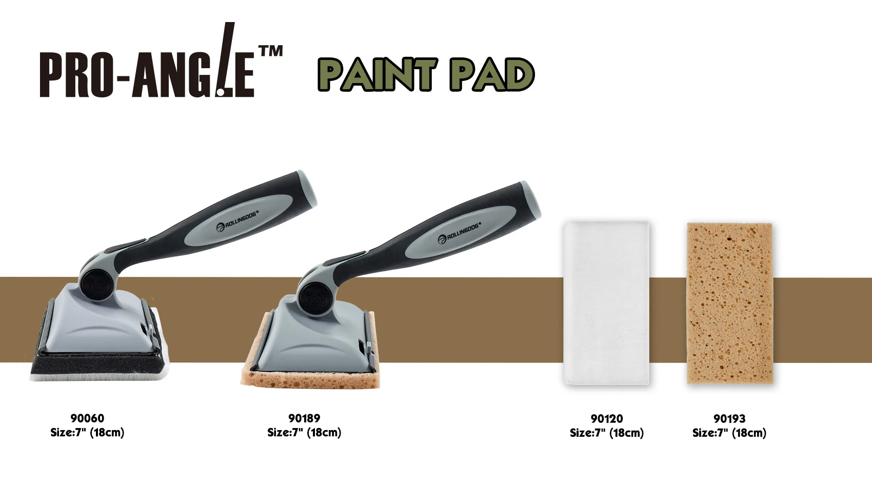 PRO-ANGLE™ 7″ Adjustable Paint Pad – Extension Pole Compatible - KTF Painting Interior Exterior