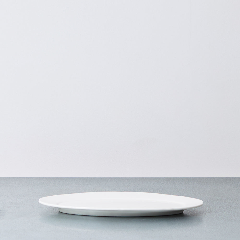 Assiette plate ovale - Silhouette