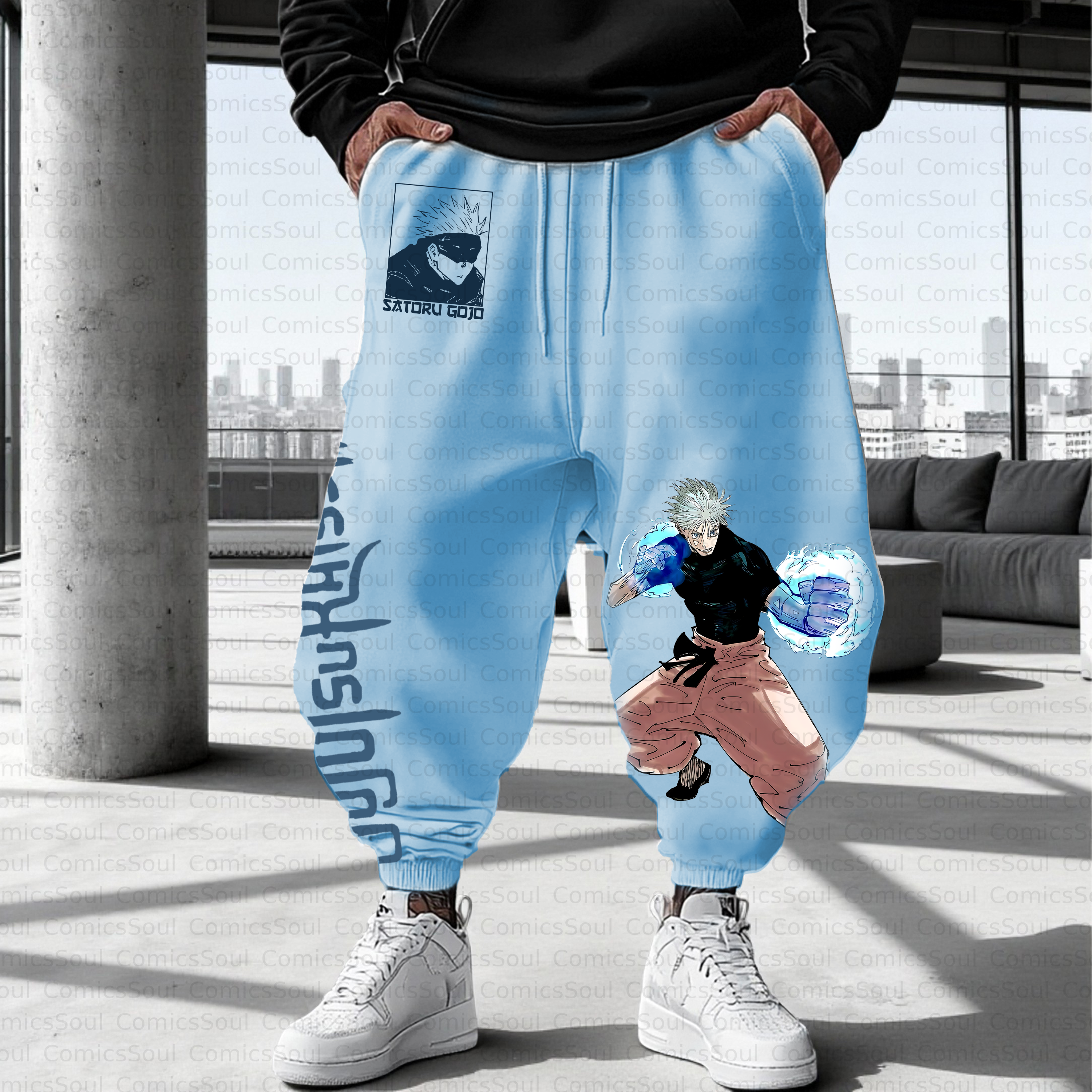 Unisex Casual Anime Streetwear Pant