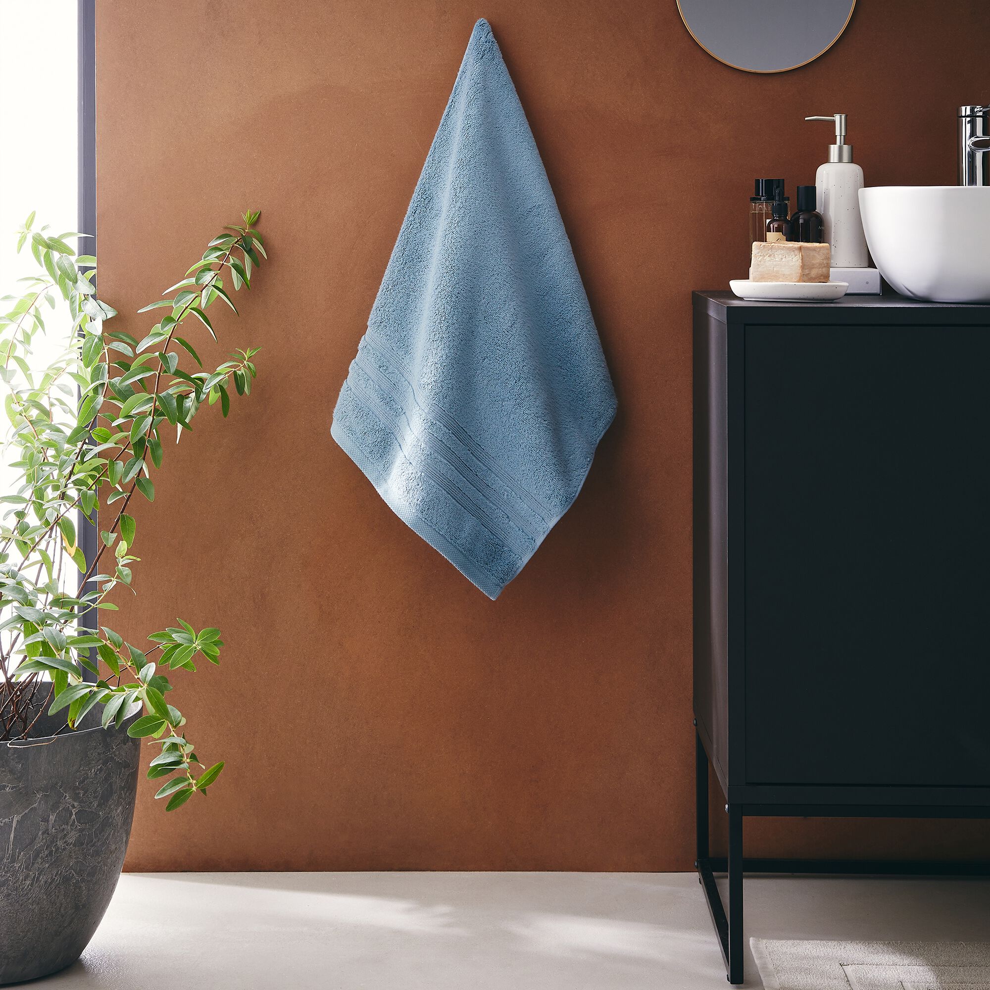 NOUN - Linge de toilette - bleu autan