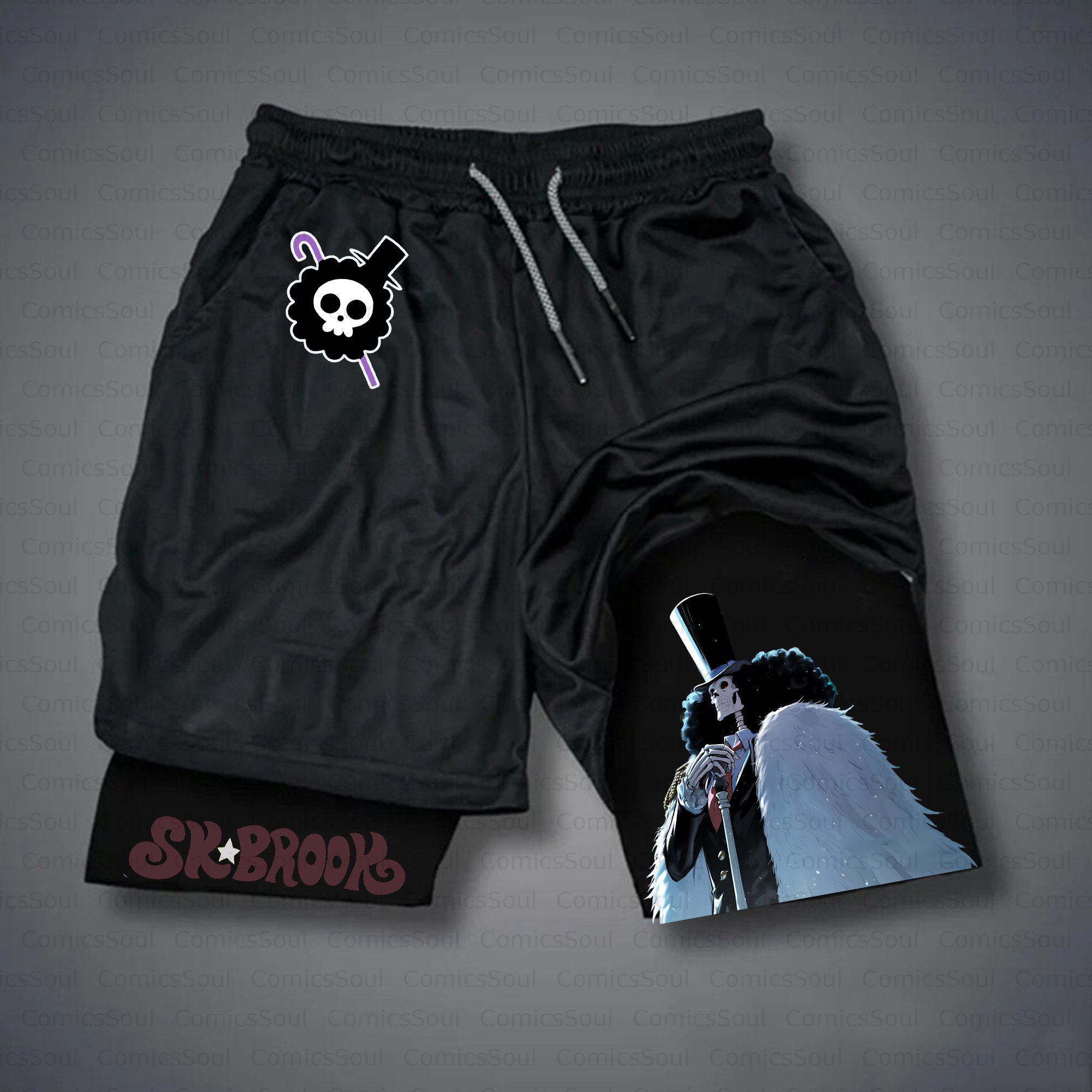 Unisex Casual Anime Style Shorts