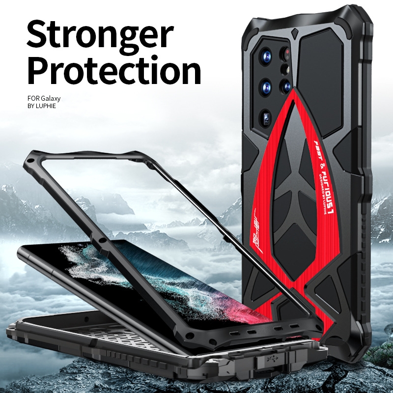 2024 New Steel Warrior Metal All-inclusive Phone Case for Samsung