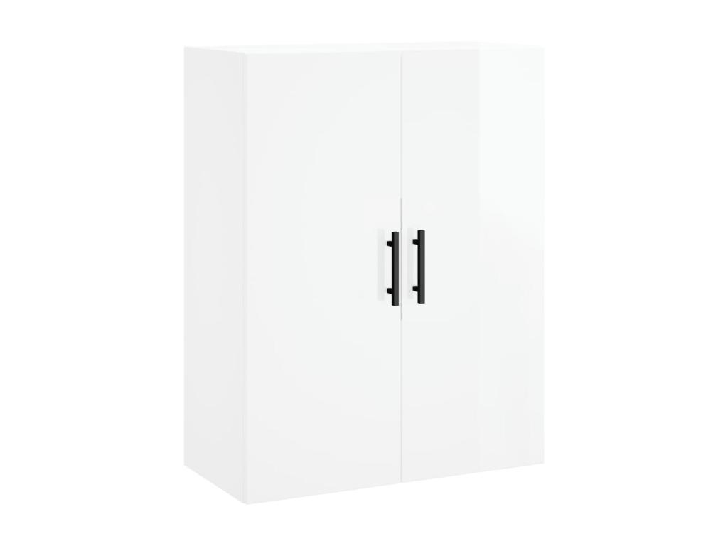 Armario de pared blanco brillante 69 - 5x34x90 cm