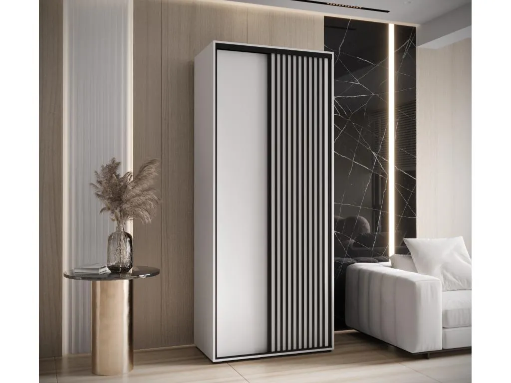 ARMARIO Homepleno 1 DE PUERTAS CORREDERAS 205.2/120/60 2 puertas (blanco/blanco) lznl58739