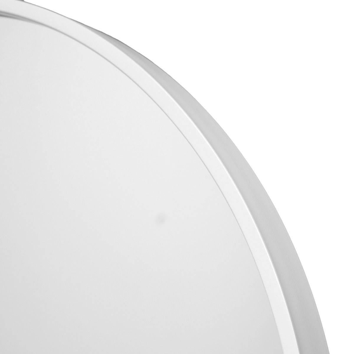 Fragix Boston Passpiegel Ovaal - Wit - Metaal - 150x40