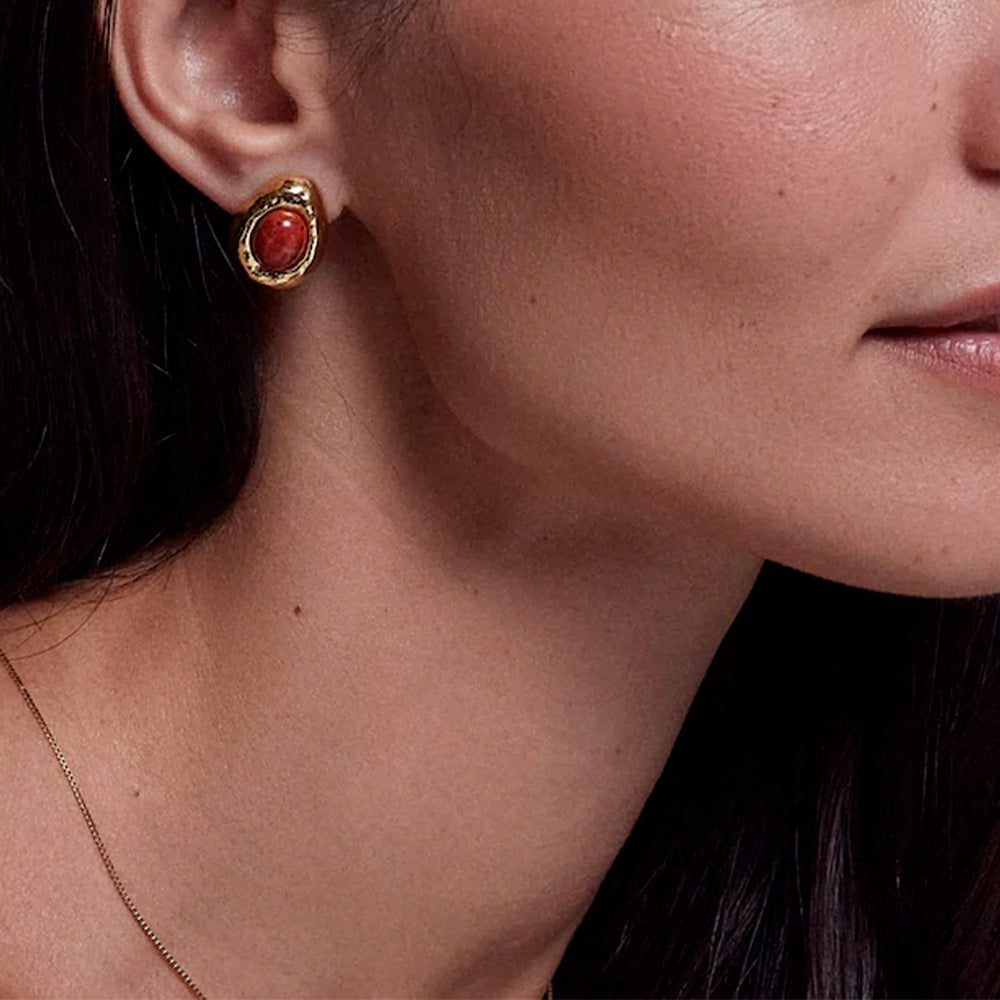 Anni Lu - Boucles d'oreilles Cherry On Top - Doré