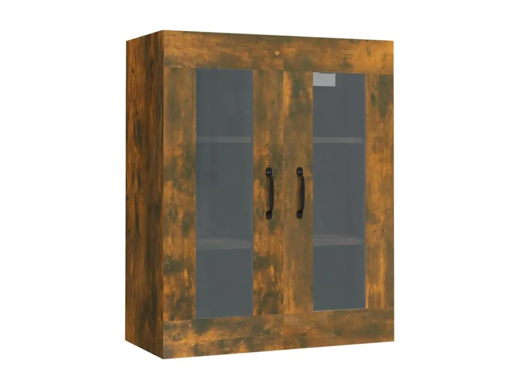 Armario colgante de pared Andreuworldcasa ahumado 69.5x34x90 cm