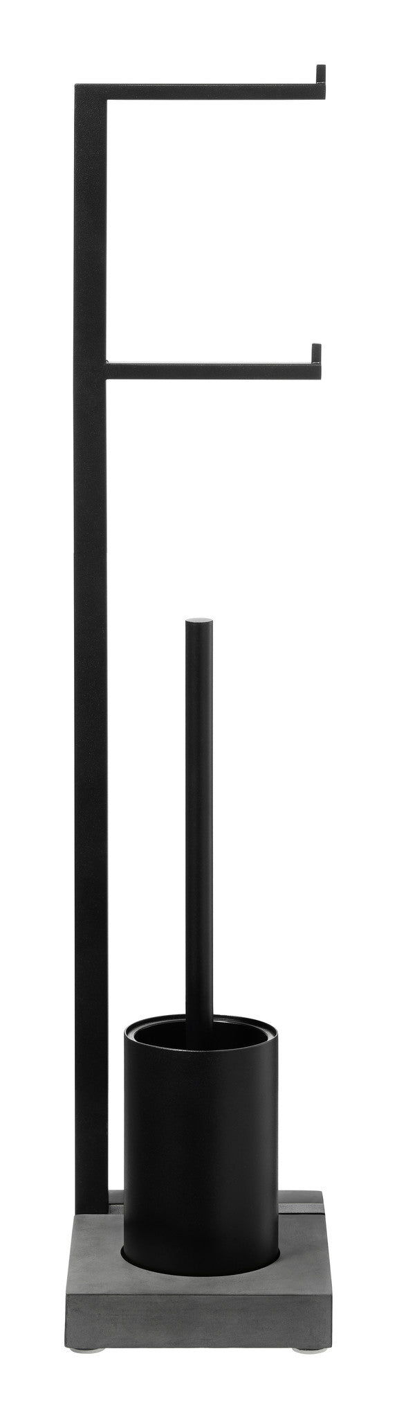 Menoto Toiletbutler 2rollen   Zwart   Staal