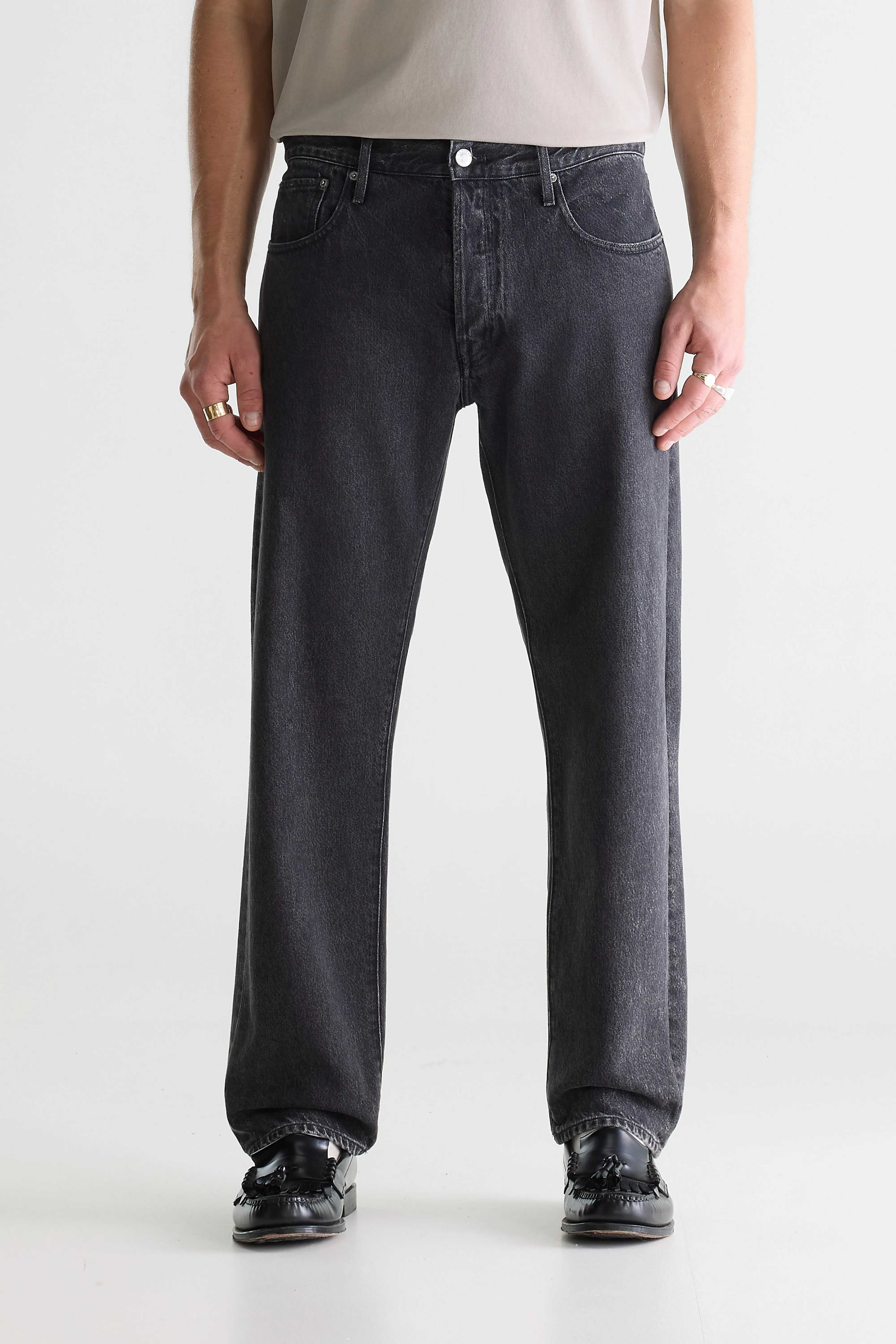 Bellerose Denim N. 01 - black loose jeans (262 / M / VINTAGE BLACK)