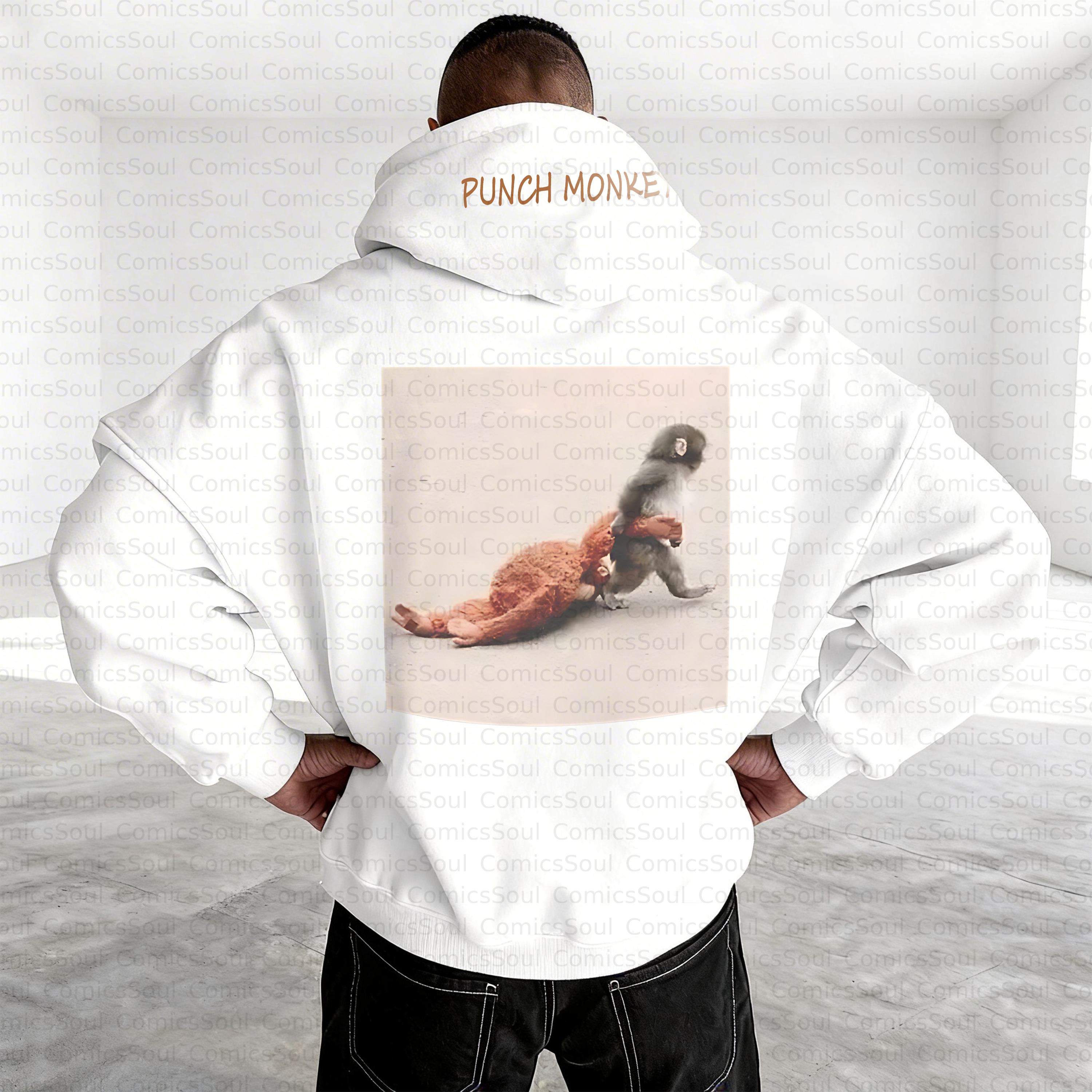 Unisex Anime Inspired Vintage Plush Hoodie