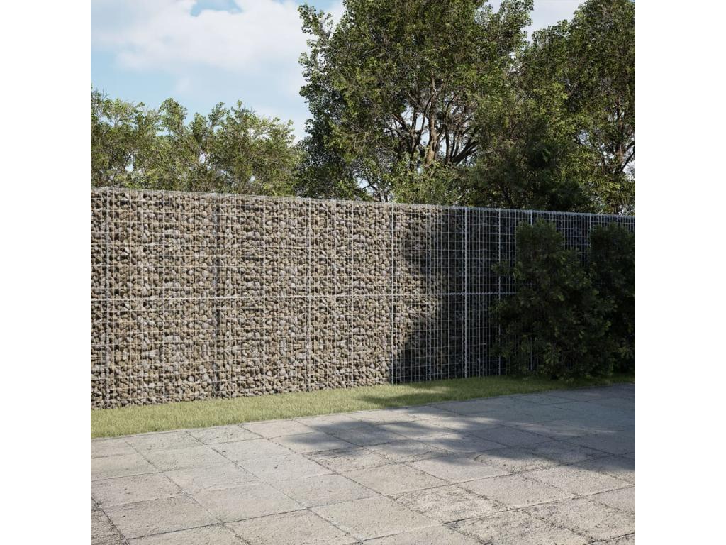 Cesta de gaviones con cubierta hierro galvanizado 1200x50x200cm