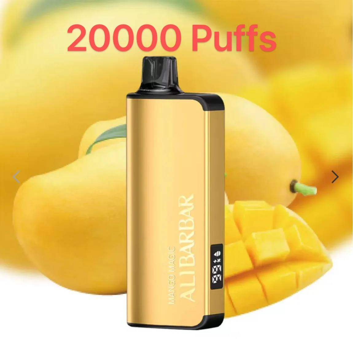 Mango Magic & Alibarbar Ingot 20000 Puffs 100% Nicotine-Free
