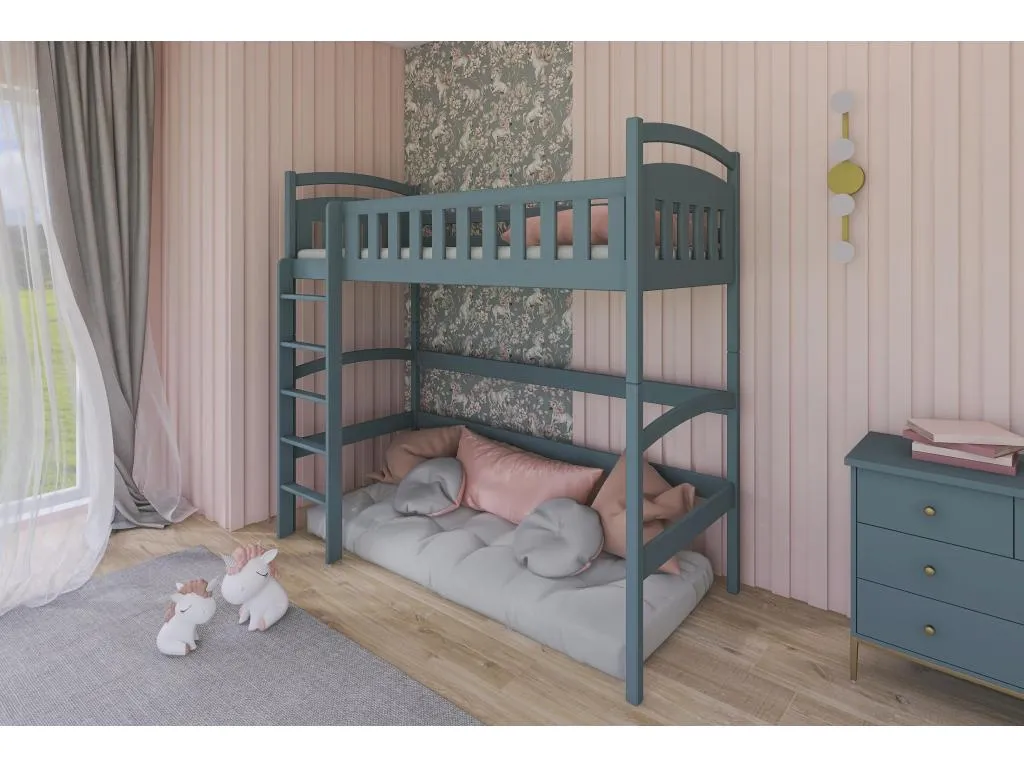 Cama alta Cosinor 80x180 cm gris kcl3237713