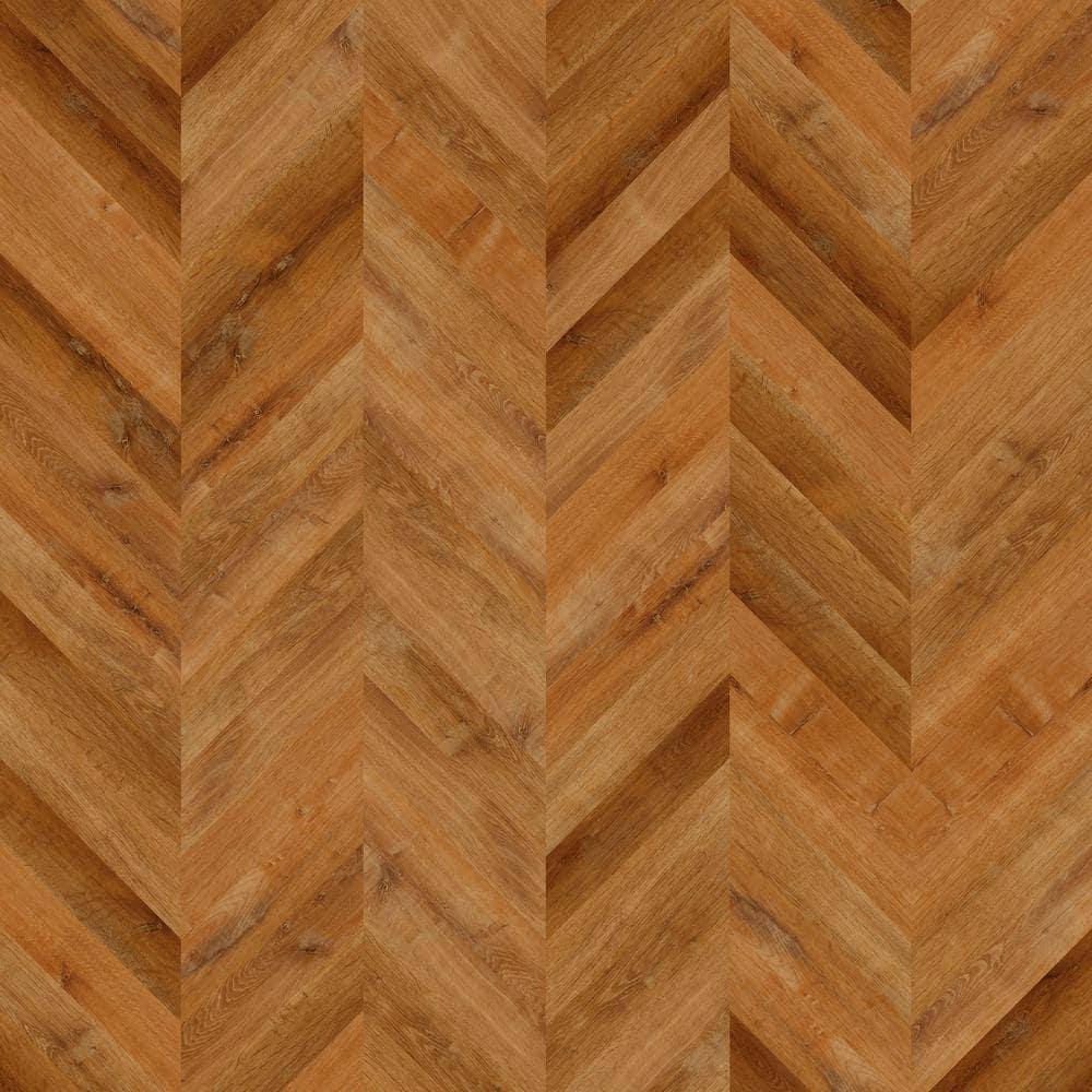 Lifeproof Chevron Trail Oak 12 Mil x 12 in. W x 28 in. L Click Lock Waterproof Luxury Vinyl Plank Flooring (18.9 sqft/case)(Trail Oak)