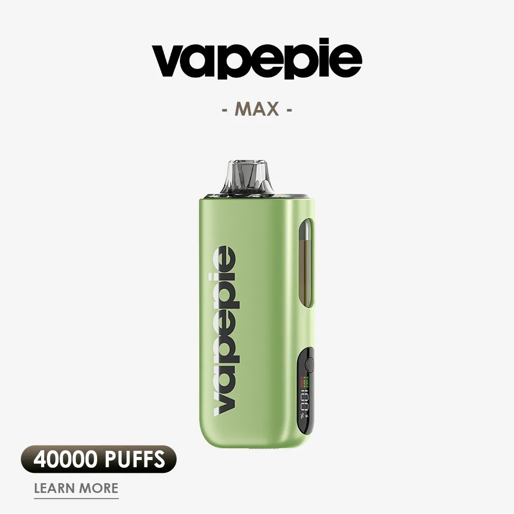 🏆VAPEPIE MAX 40.000 Züge Einweg E-Zigarette – 25ml Sichtfenster & 3-Stufen Power