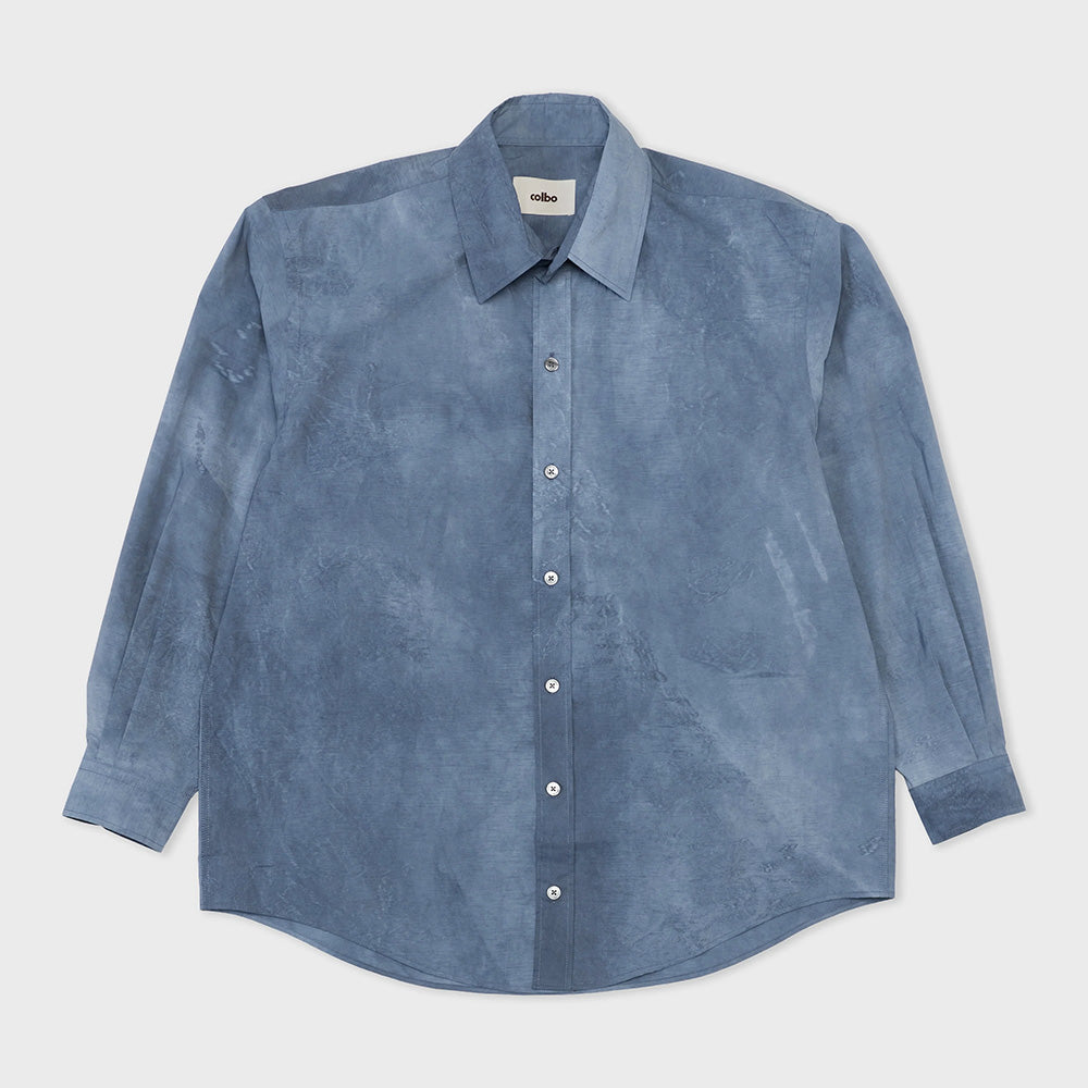 Colbo - Chemise Officier - Bleu Washed