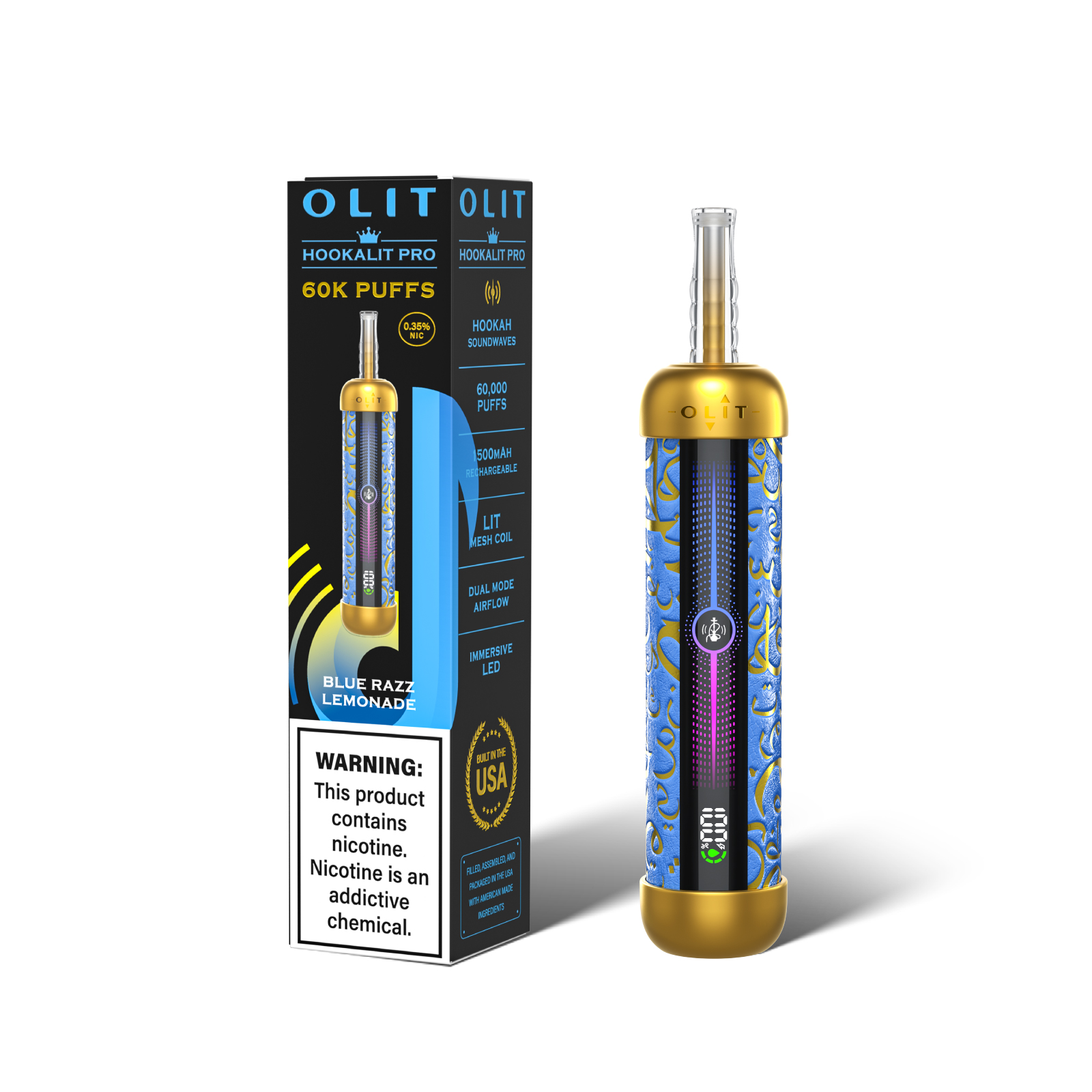 OLIT HOOKALIT PRO 60K DISPOSABLE