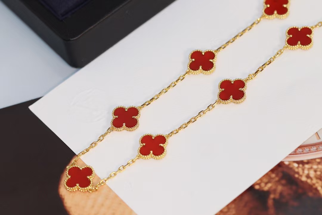 VCA Vintage Alhambra Necklace, 10 Motifs - Original Replica Club