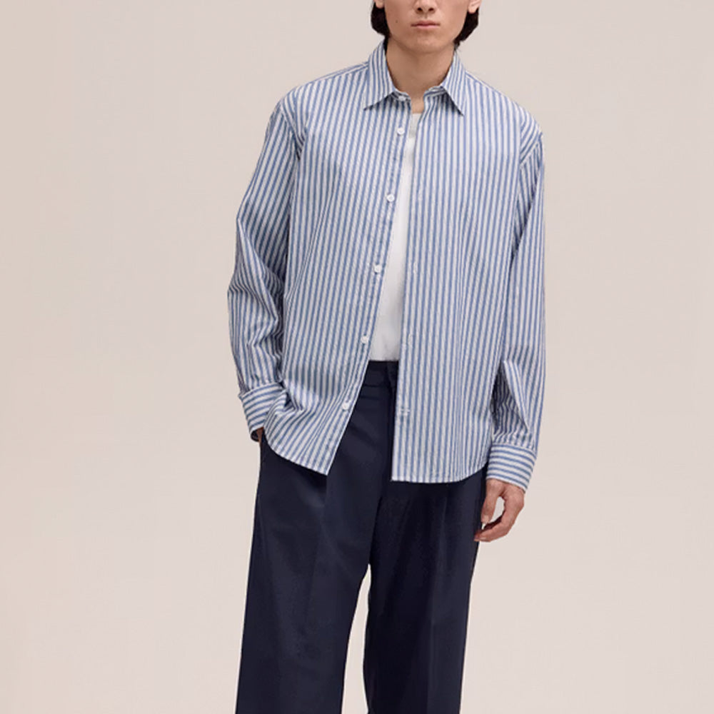 NN07 - Chemise Freddy 5973 - Bleu Rayé