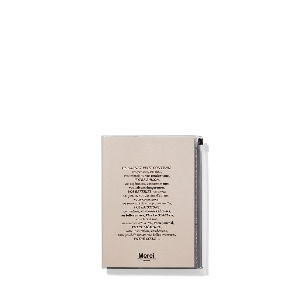 Carnet Merci - Rose