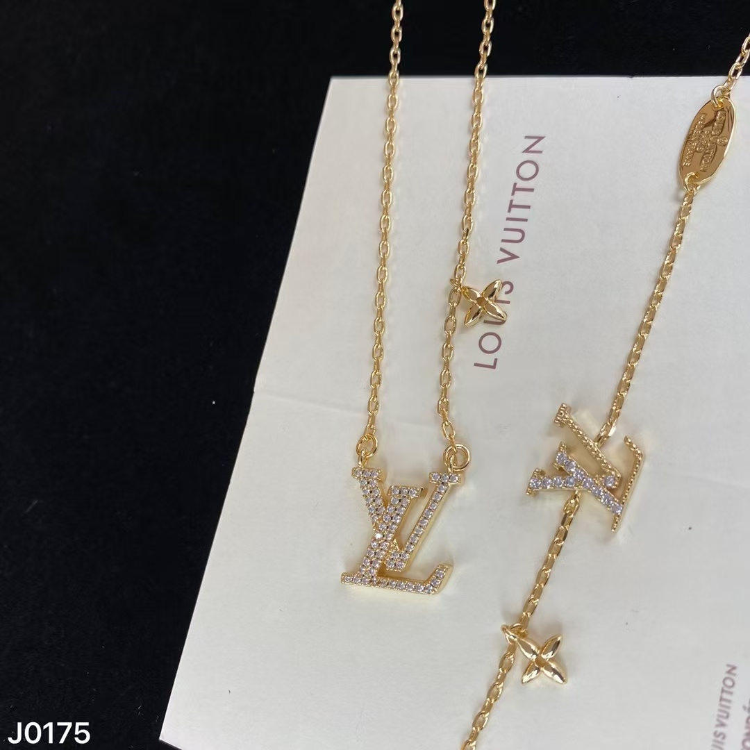 Louis Vuitton Diamond LV Letters Bracelet - Original Replica Club