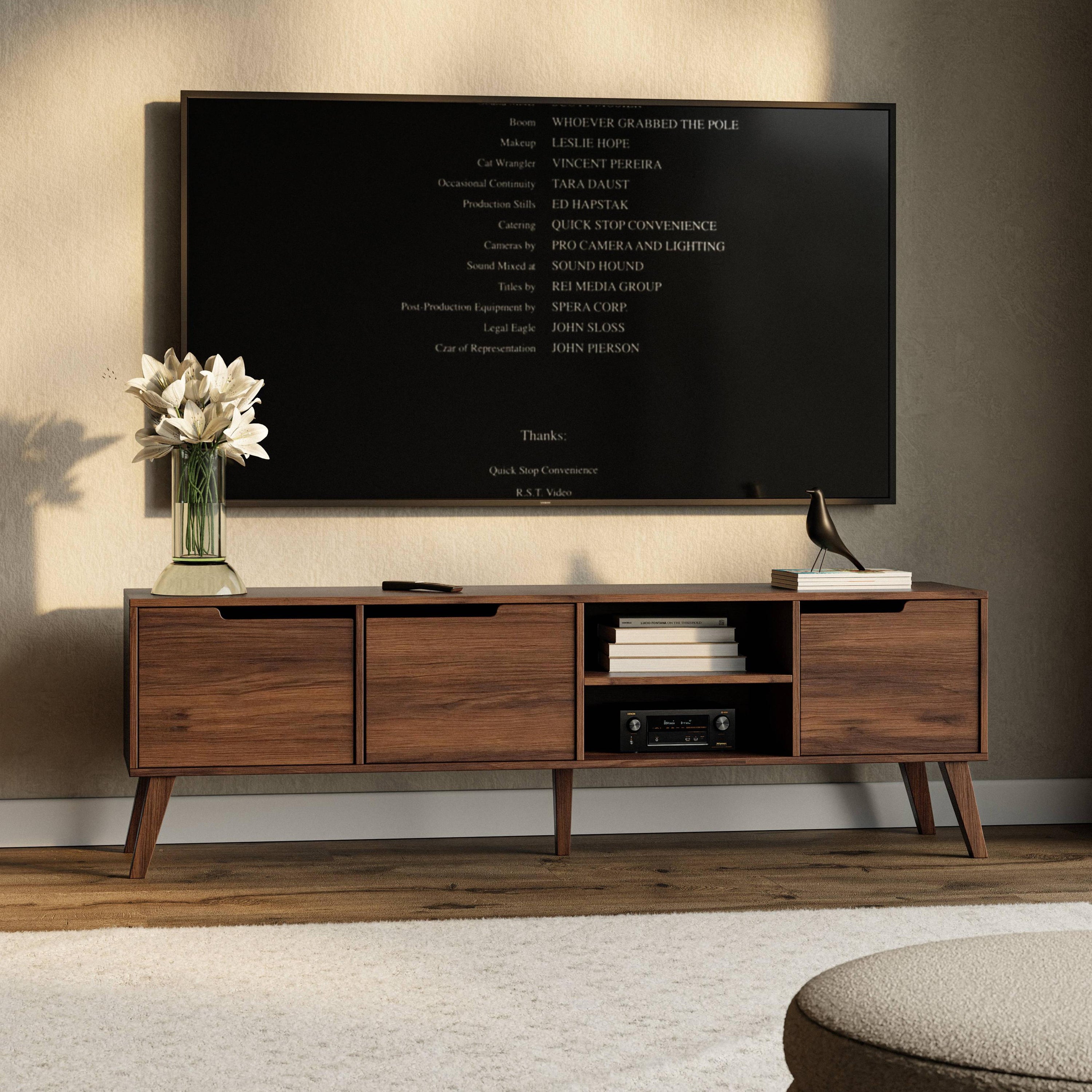 by fonQ Nordo Tv-meubel - Walnoot