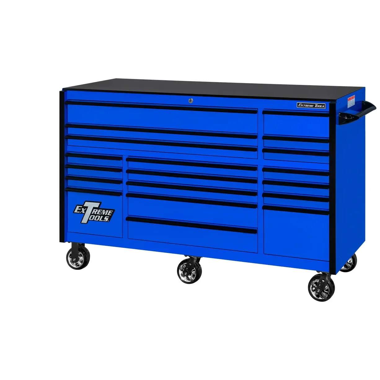 Extreme Tools 72-in x 30-in 19-Drawer Roller Cabinet With 250 lb Drawer Slides - RX723019RC-250 - Image 9 Extreme Tools 72-in x 30-in 19-Drawer Roller Cabinet With 250 lb Drawer Slides - RX723019RC-250 - Image 9