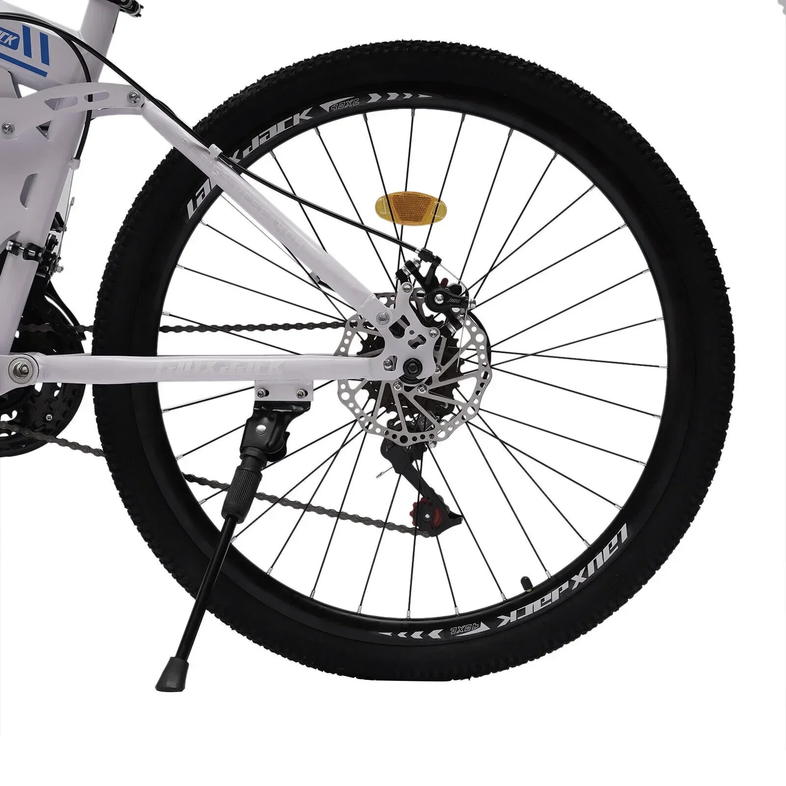 Outroad 26 inch 21 Speed Full Suspension Folding Mountain Bike, High-Carbon Steel, Double Disc Brakes - 120kg Capacity - Image 11 Outroad 26 inch 21 Speed Full Suspension Folding Mountain Bike, High-Carbon Steel, Double Disc Brakes - 120kg Capacity - Image 11