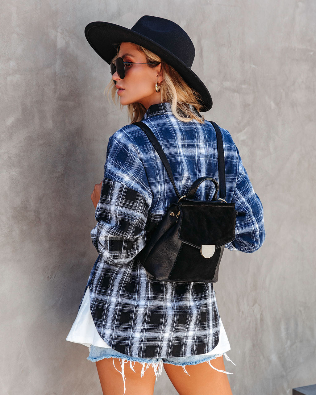 Claudette Crossbody Backpack - Black - SALE - Se7enfashion