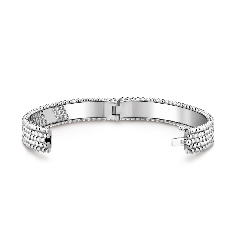 Replicate Perlée diamonds bracelet, 5 rows, medium model(1:1 replica) - Original Replica Club