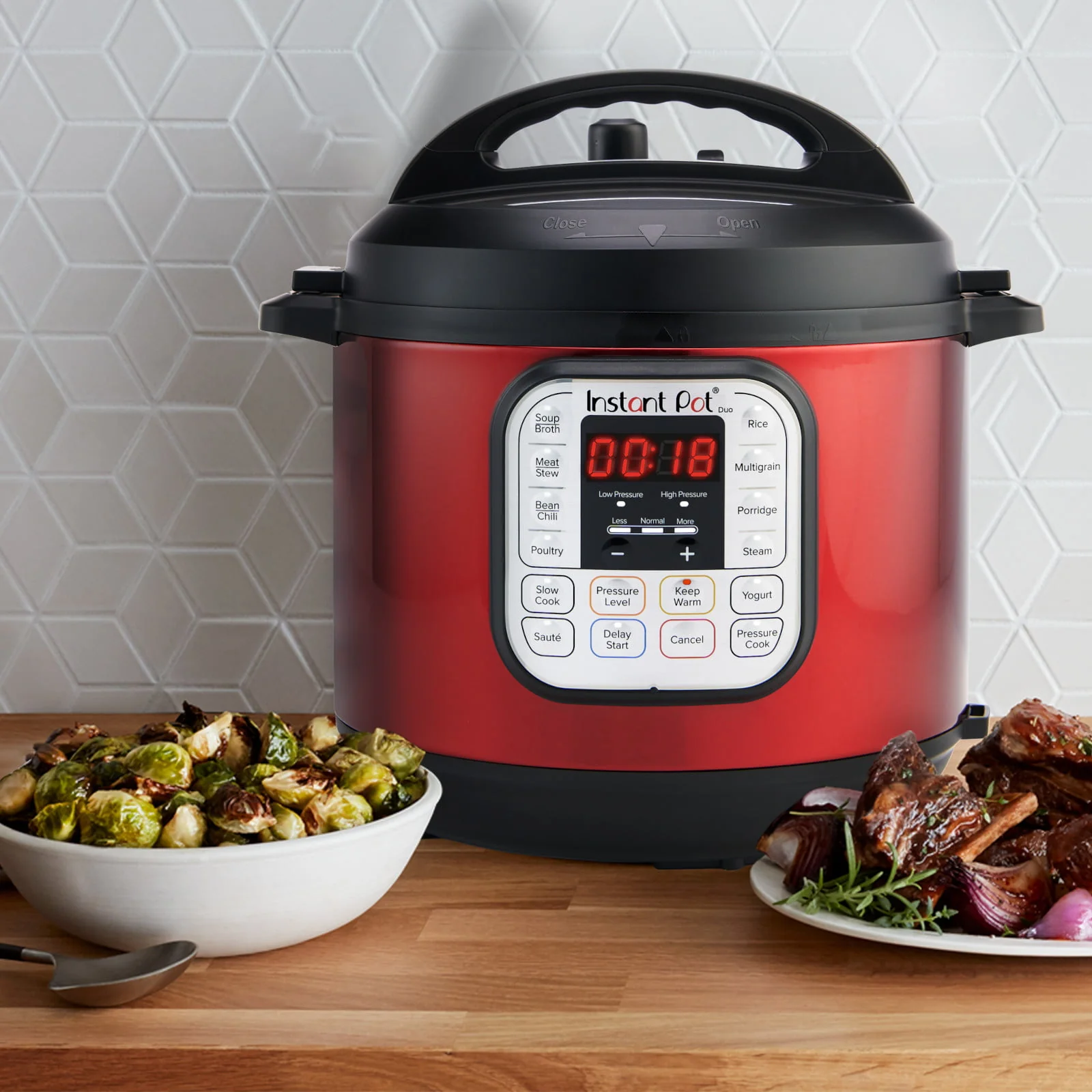 Instant Pot Duo-?6 Quart Multi-Cooker, Red Stainless Steel - Image 8