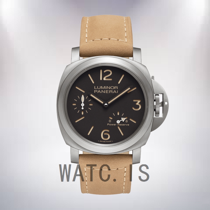 Panerai Luminor Men's PAM00797 44mm Silver-tone Brown Dial