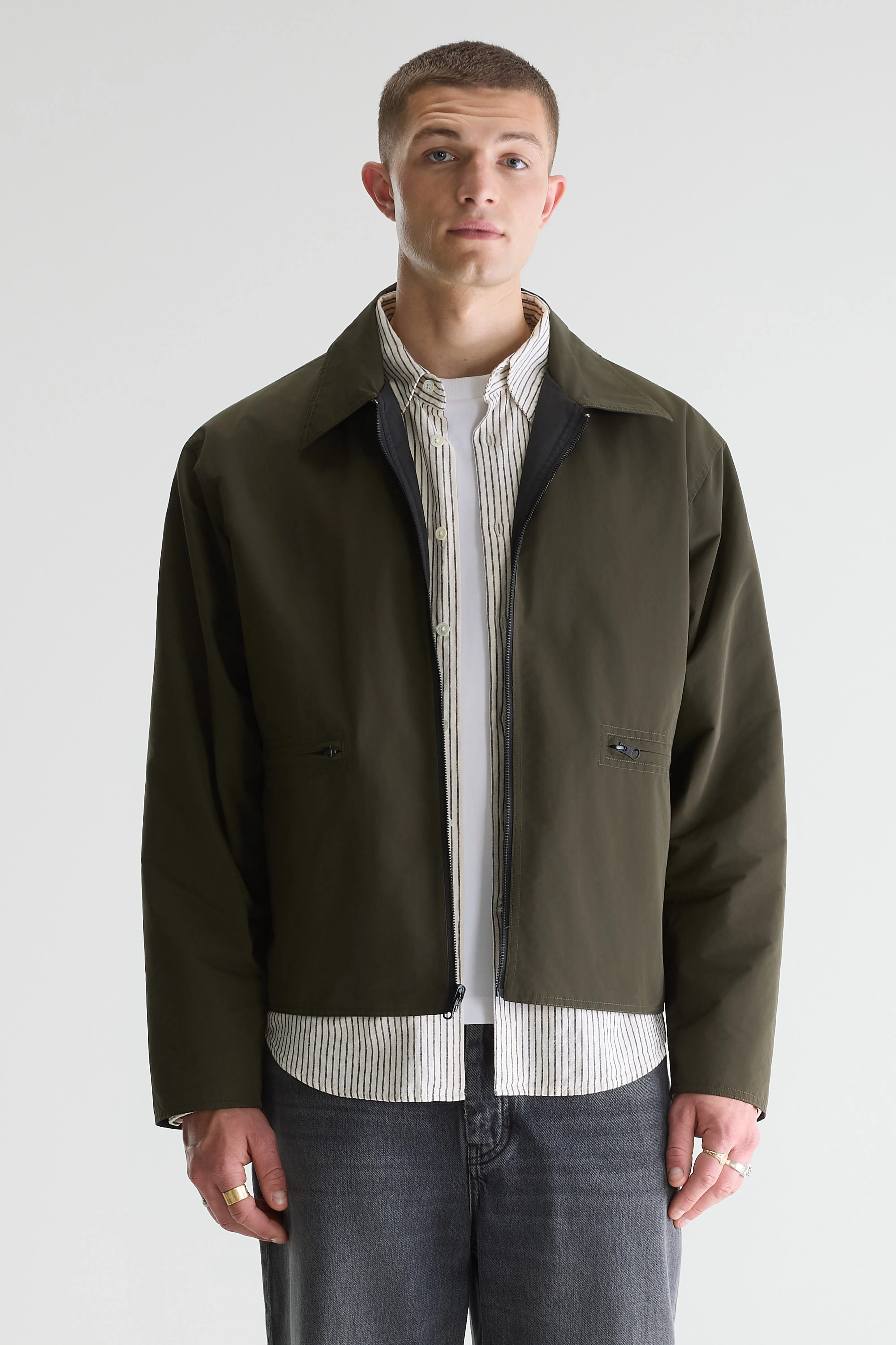 Bellerose Jollie padded zip-up jacket (261 / M / METEORITE)