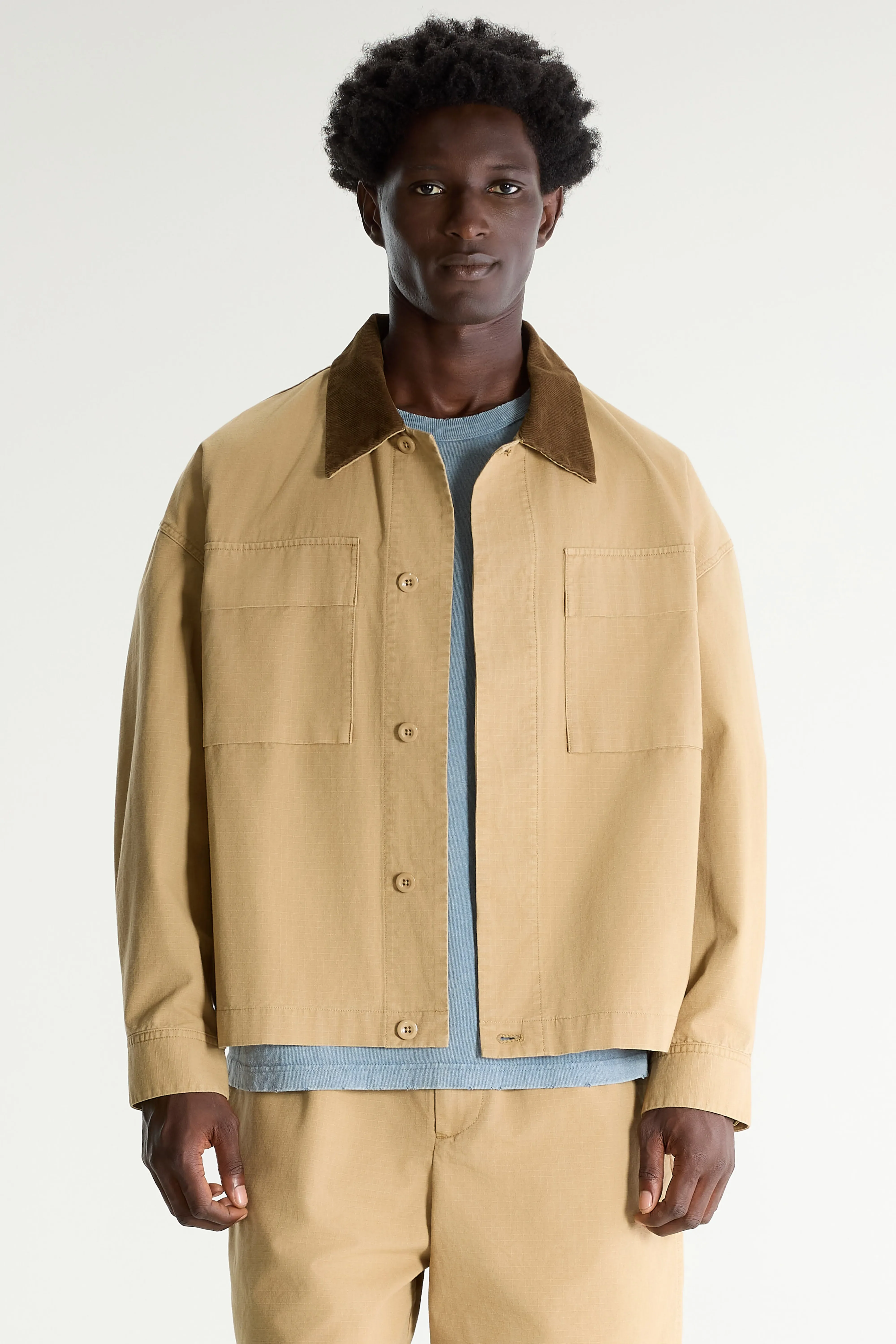 Bellerose Plover work-wear overshirt (261 / M / CLAY)