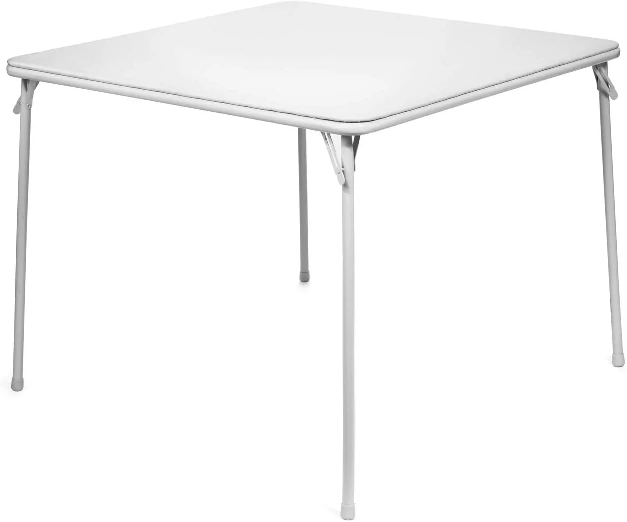 5pc. XL Series Folding Card Table and Triple Braced Vinyl Padded Chair Set, Commercial Quality, Grey - Image 9