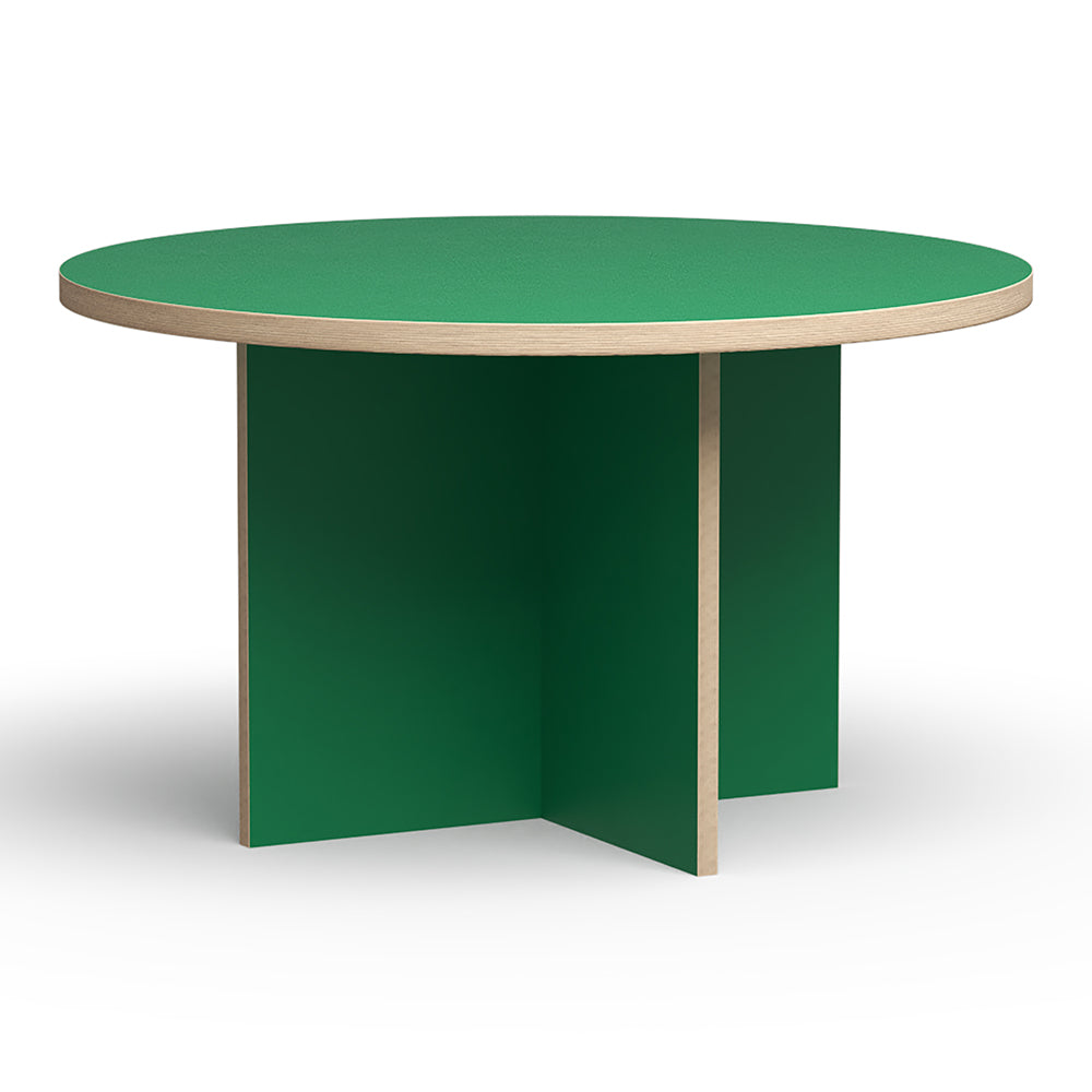 HKliving Dining Table Eettafel - Ø 130 cm - Green
