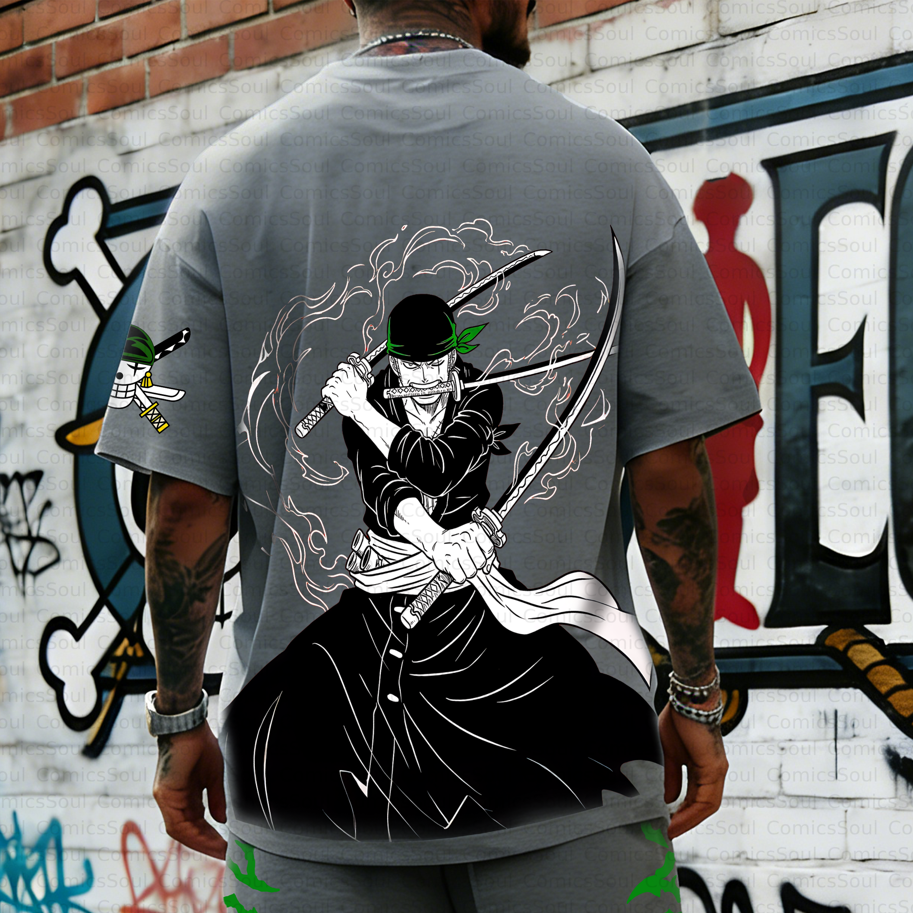 Unisex Anime Inspired Vintage T-Shirt