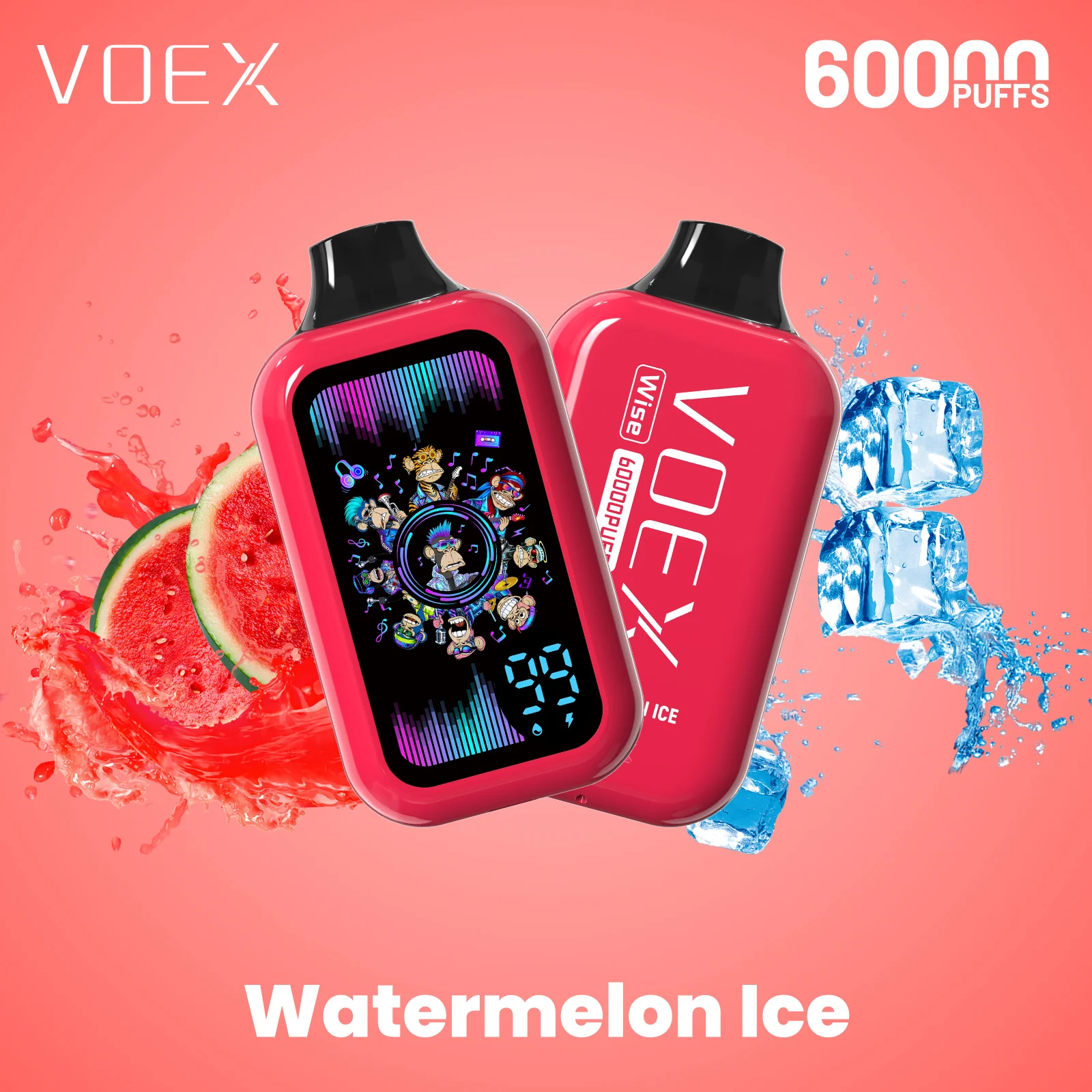 VOEX Wise/Space 60K eldobható e-cigaretta (minden íz)