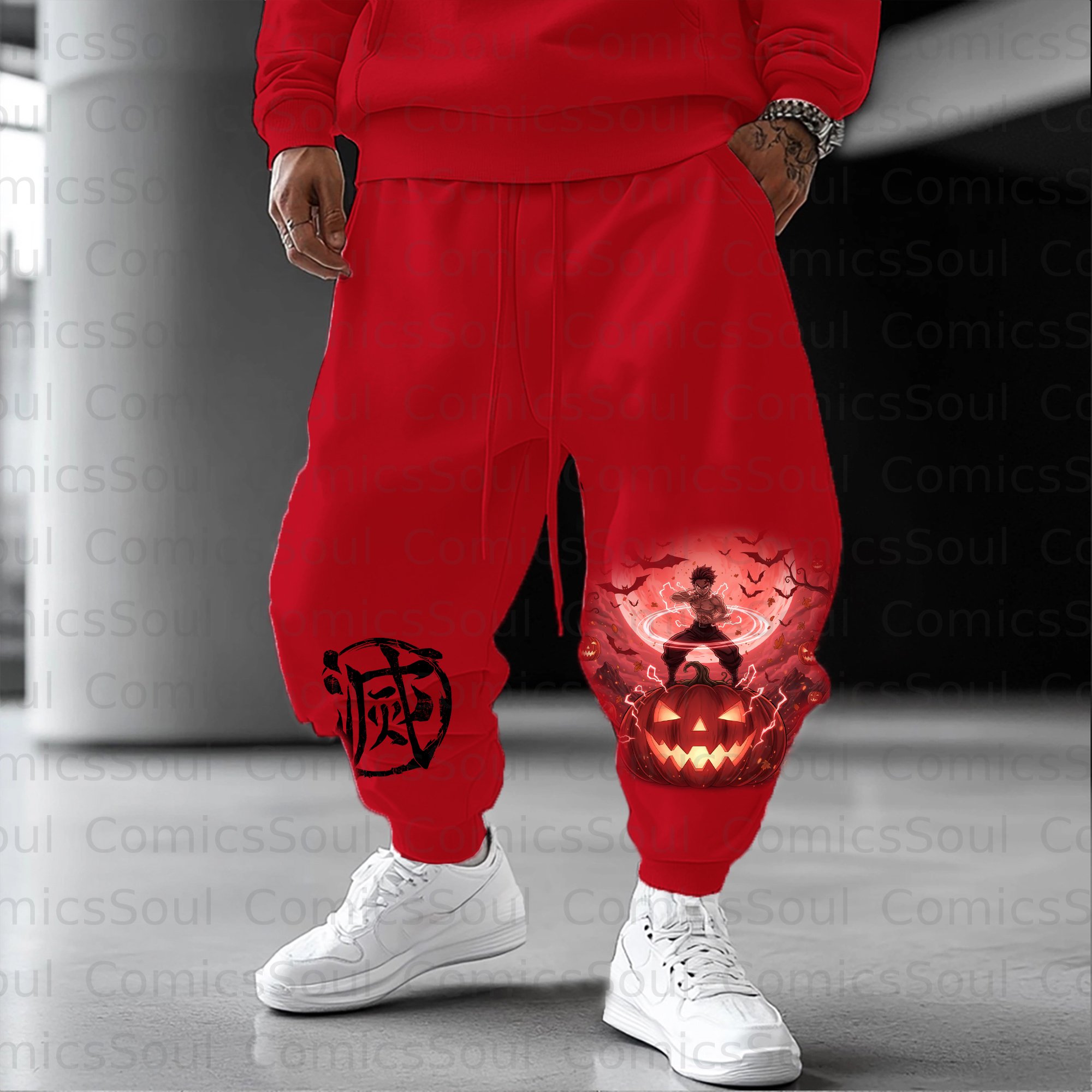 Unisex Halloween Anime Inspired Vintage Pants