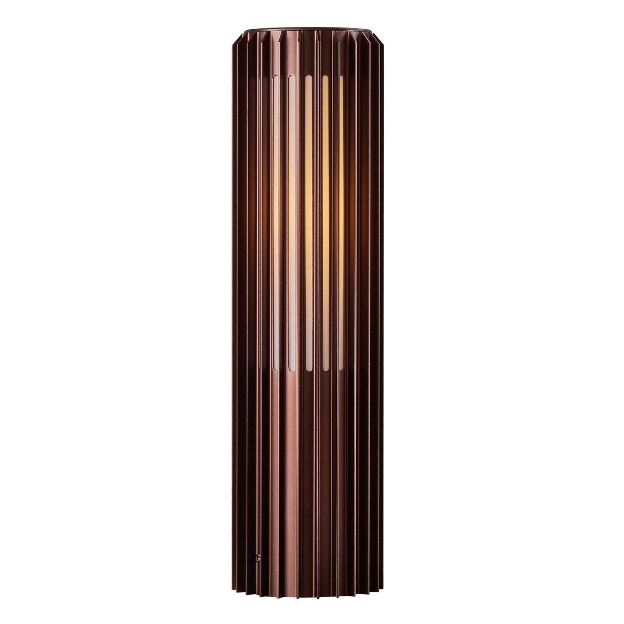Nordlux Buitenlamp Aludra seaside paal H 45 cm bruin metallic