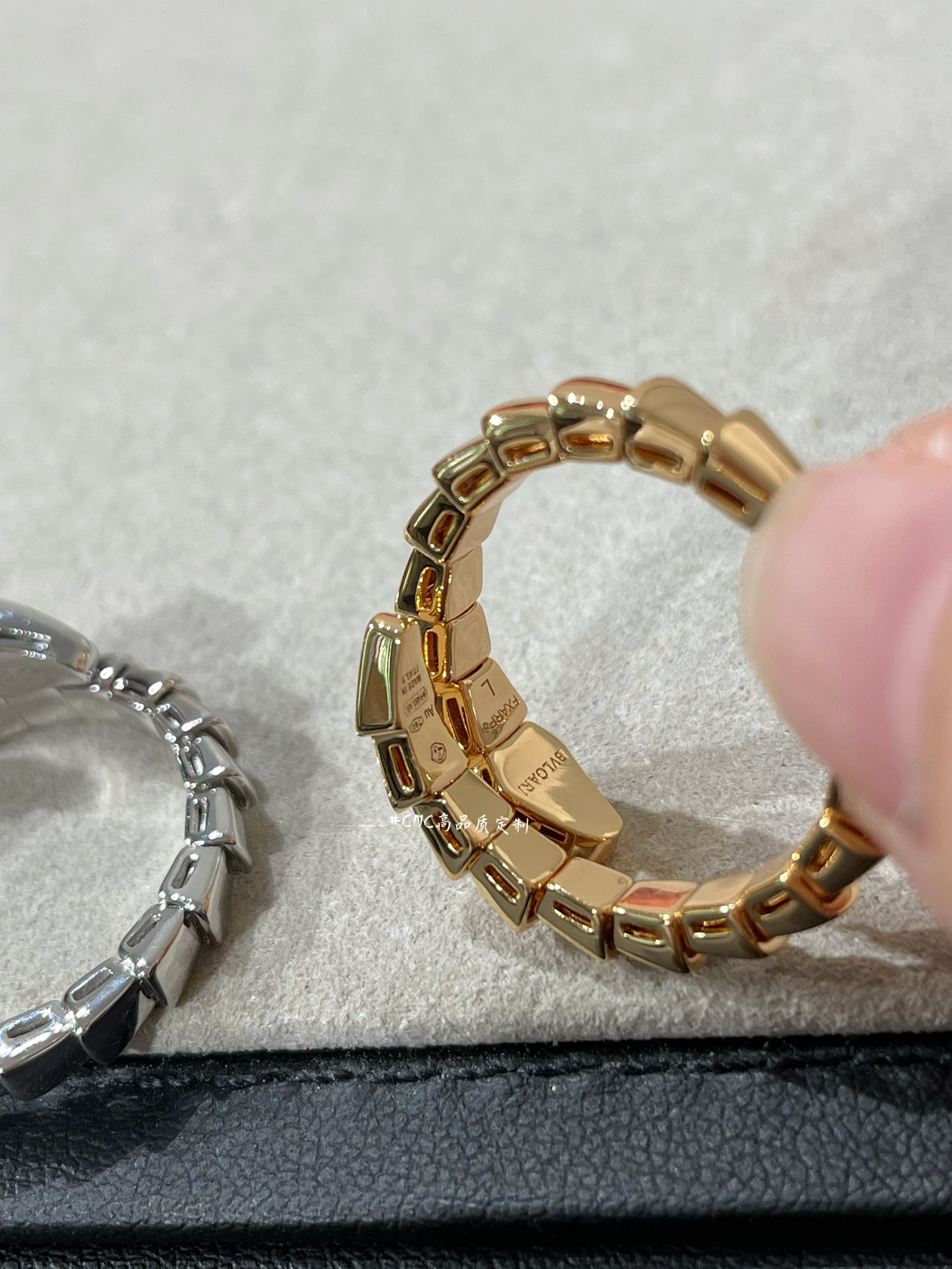 Bvlgari Diamond Head Serpenti Viper Ring - Original Replica Club