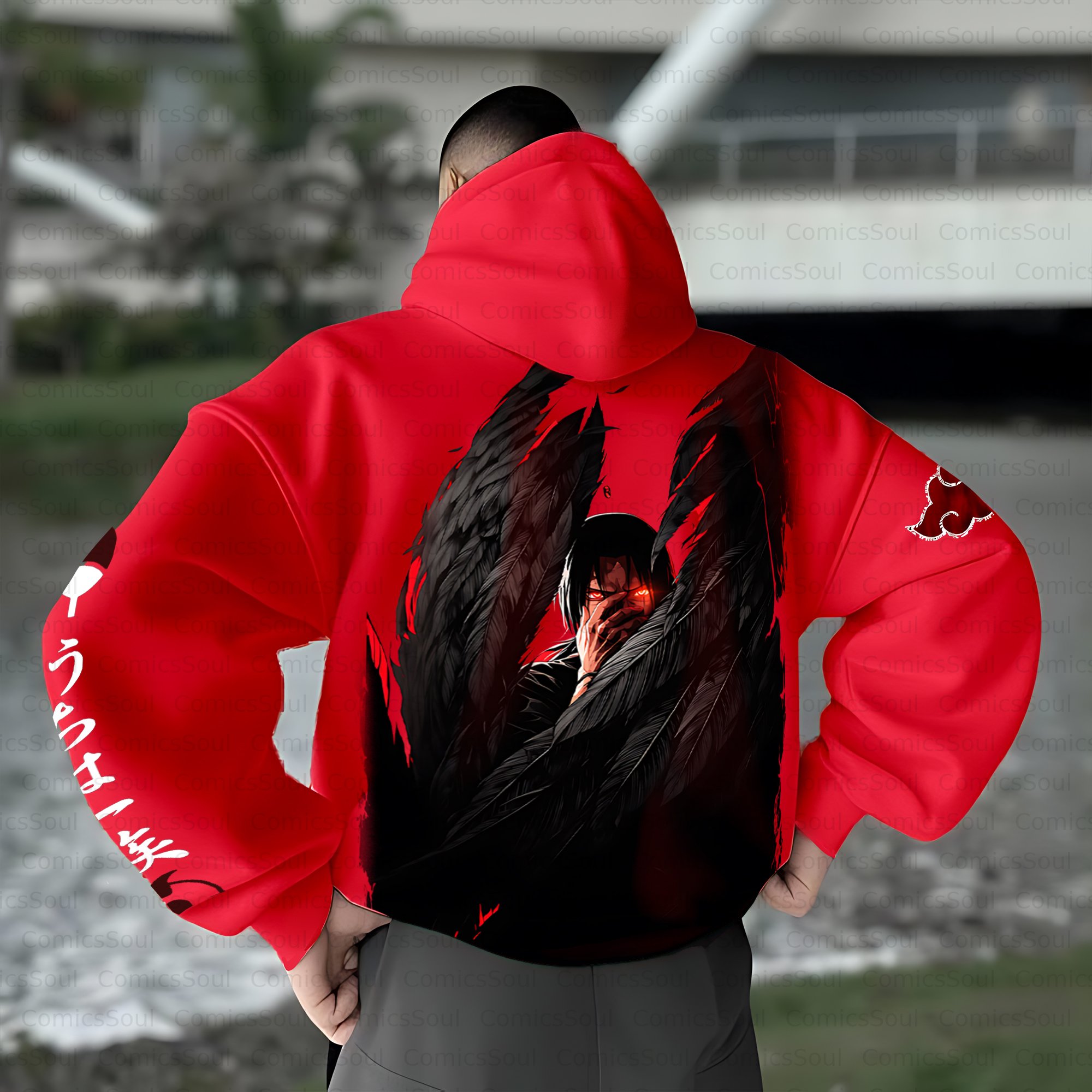 Unisex Anime Inspired Vintage Plush Hoodie