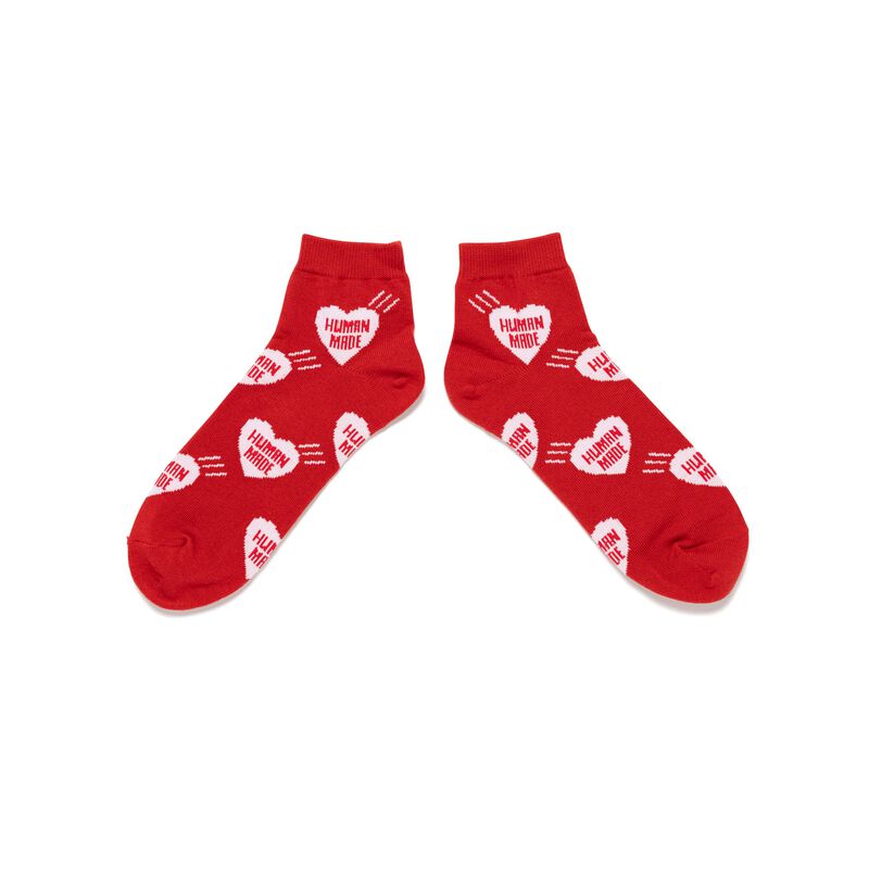 HUMAN MADE HEART SHORT SOCKS